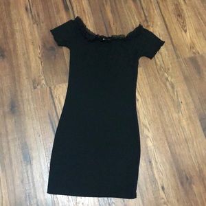 Heart and hips little black dress